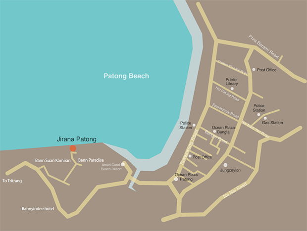 Jirana Patong's Map Jirana Patong's Map